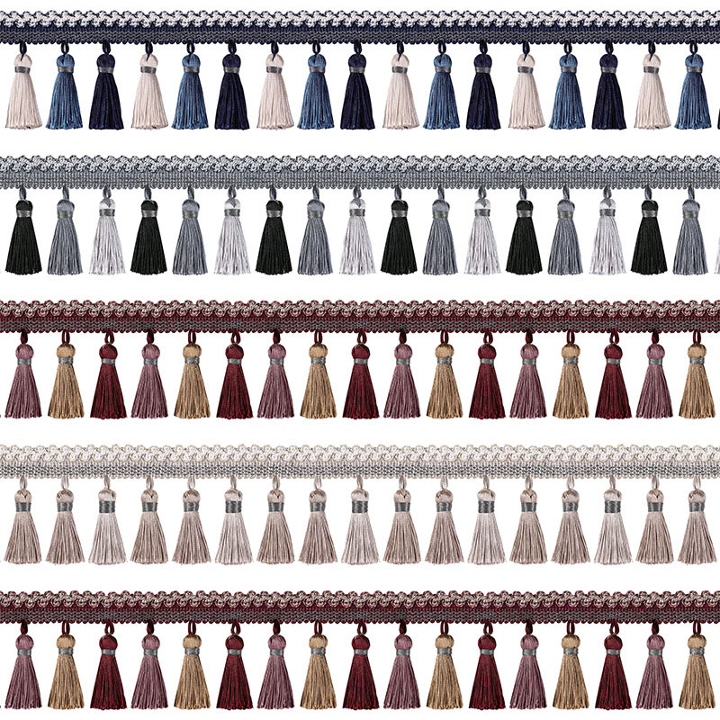 Fringe Ribbon Sewing - 1M Rumbai Renda Poliester Pita Pinggiran