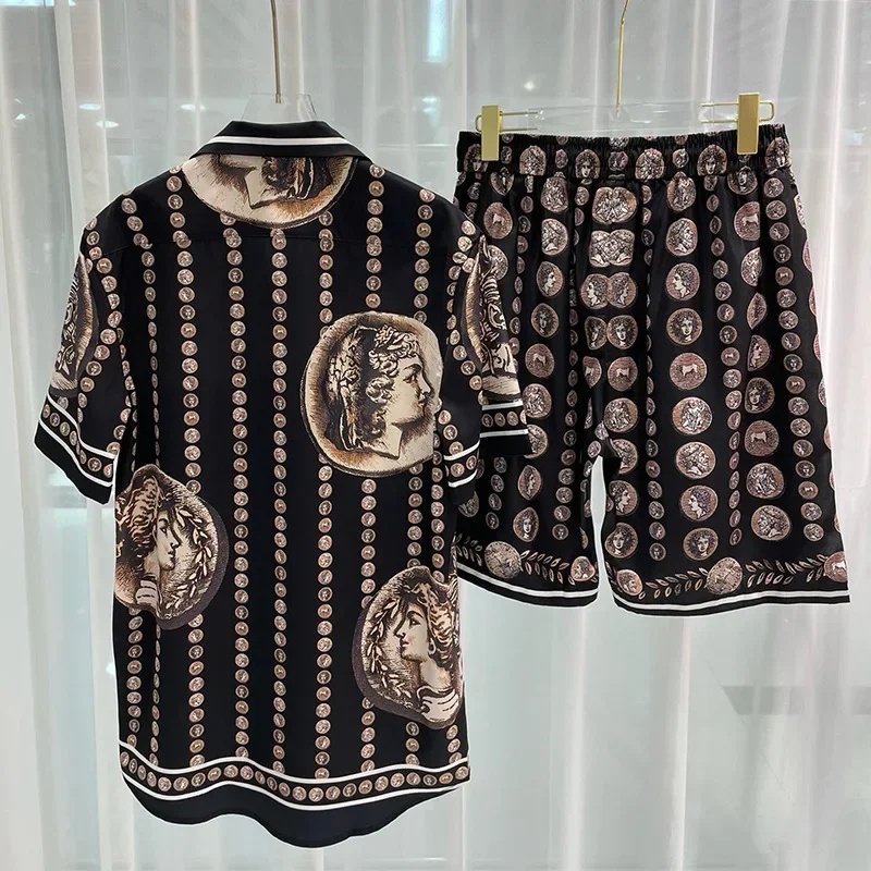 Embellish Knit - Setelan Kemeja Pria Royal Luxury Motif