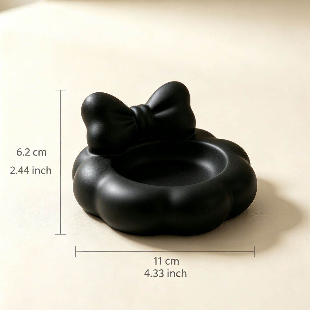 Nampan Perhiasan Hitam Cetak 3 - Organza Ribbon Spool ulasan dan harga