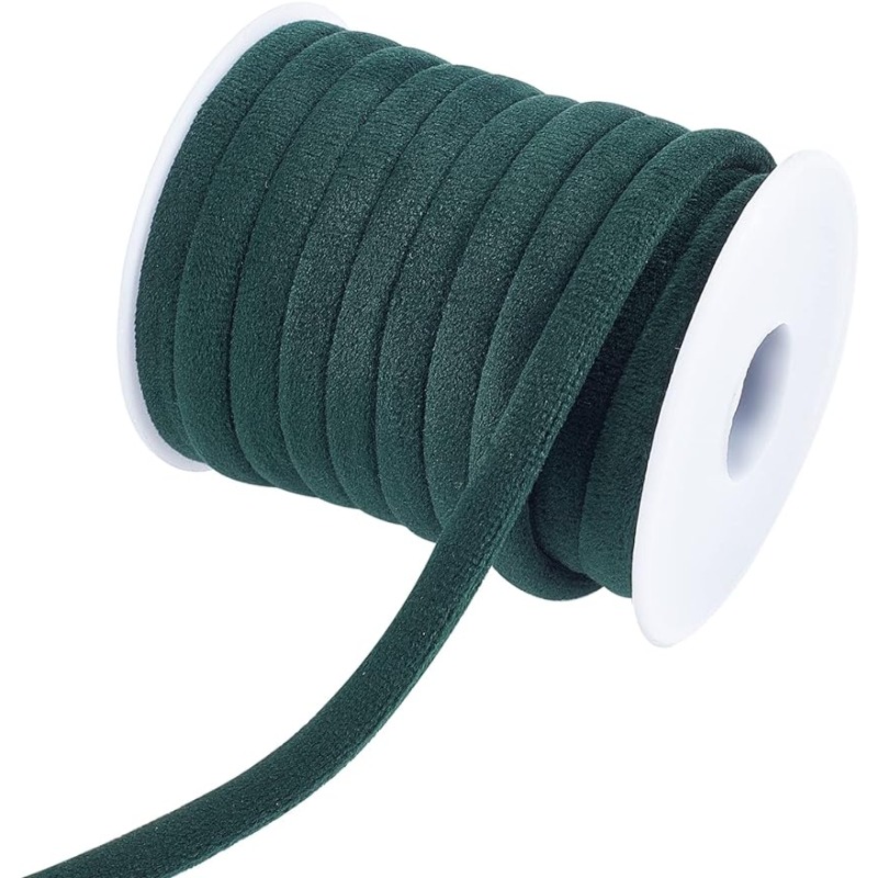1 gulungan 10m 8mm kabel belud - Velvet Ribbon Roll ulasan dan harga