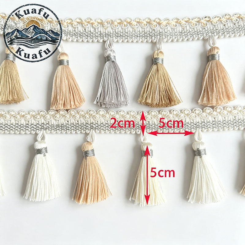 1M Rumbai Renda Poliester Pita - Fringe Ribbon Sewing ulasan dan harga