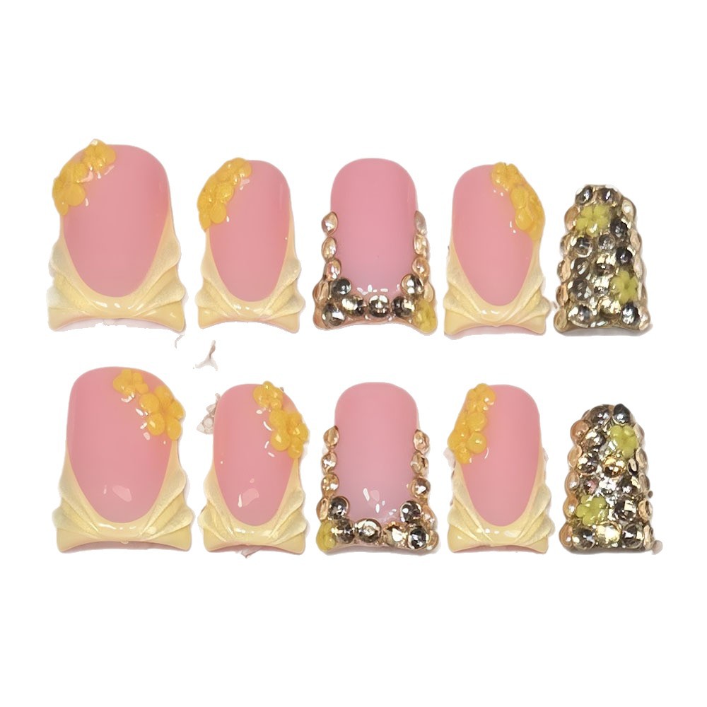 10 buah Seri Dopamin Manis Kel - Embroidery Embellishments ulasan dan harga