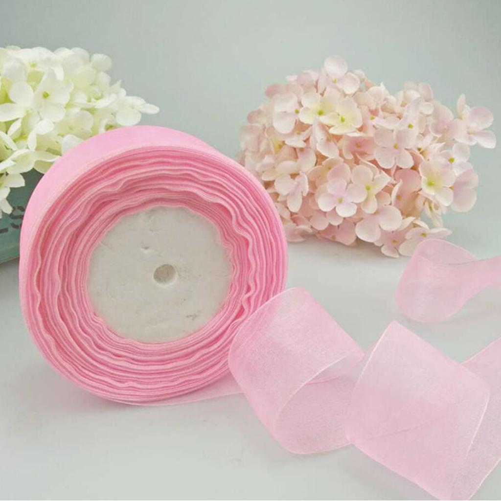 Pita Organza Tipis Poliester T - Organza Ribbon Spool ulasan dan harga