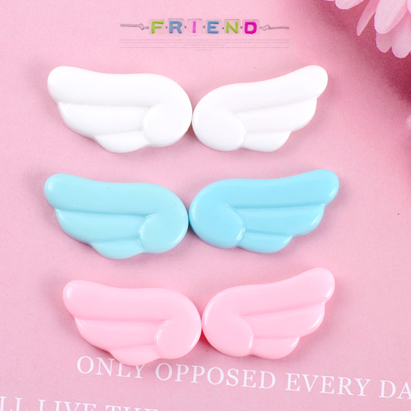 10PCS Kawaii Lucu Sayap Malaik - Craft Embellishments ulasan dan harga