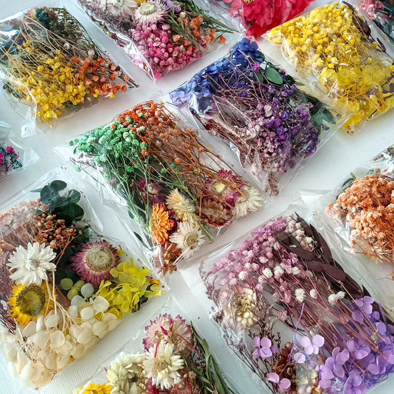 1 Paket Set Bunga Kering Beran - Craft Embellishments ulasan dan harga