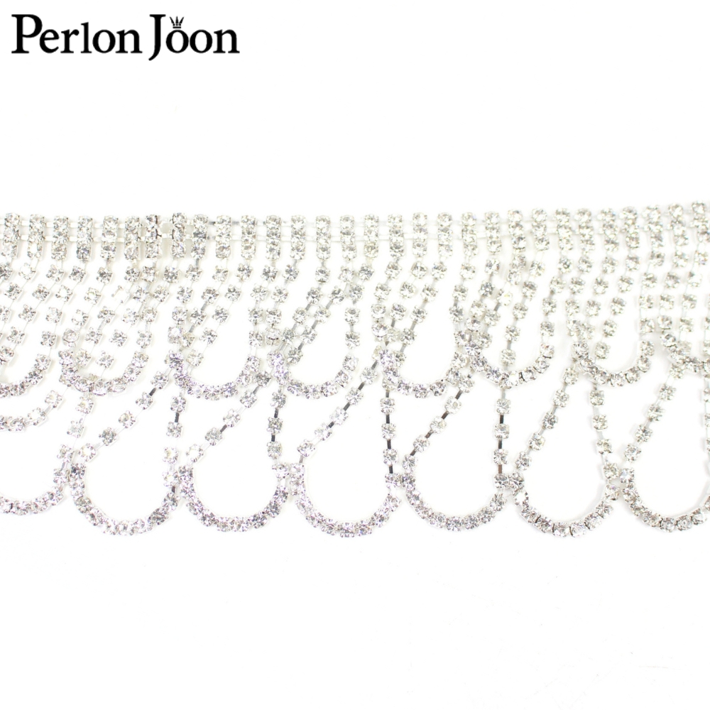 1 Yard tas gaun pernikahan gar - Fringe Ribbon Sewing ulasan dan harga
